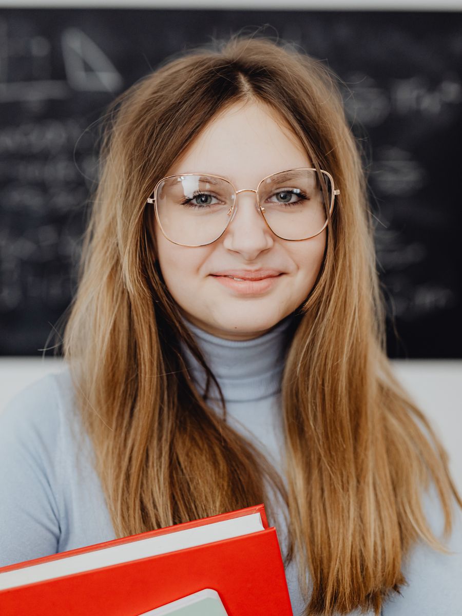 Portrait of Mei Lin, Head of Mathematics